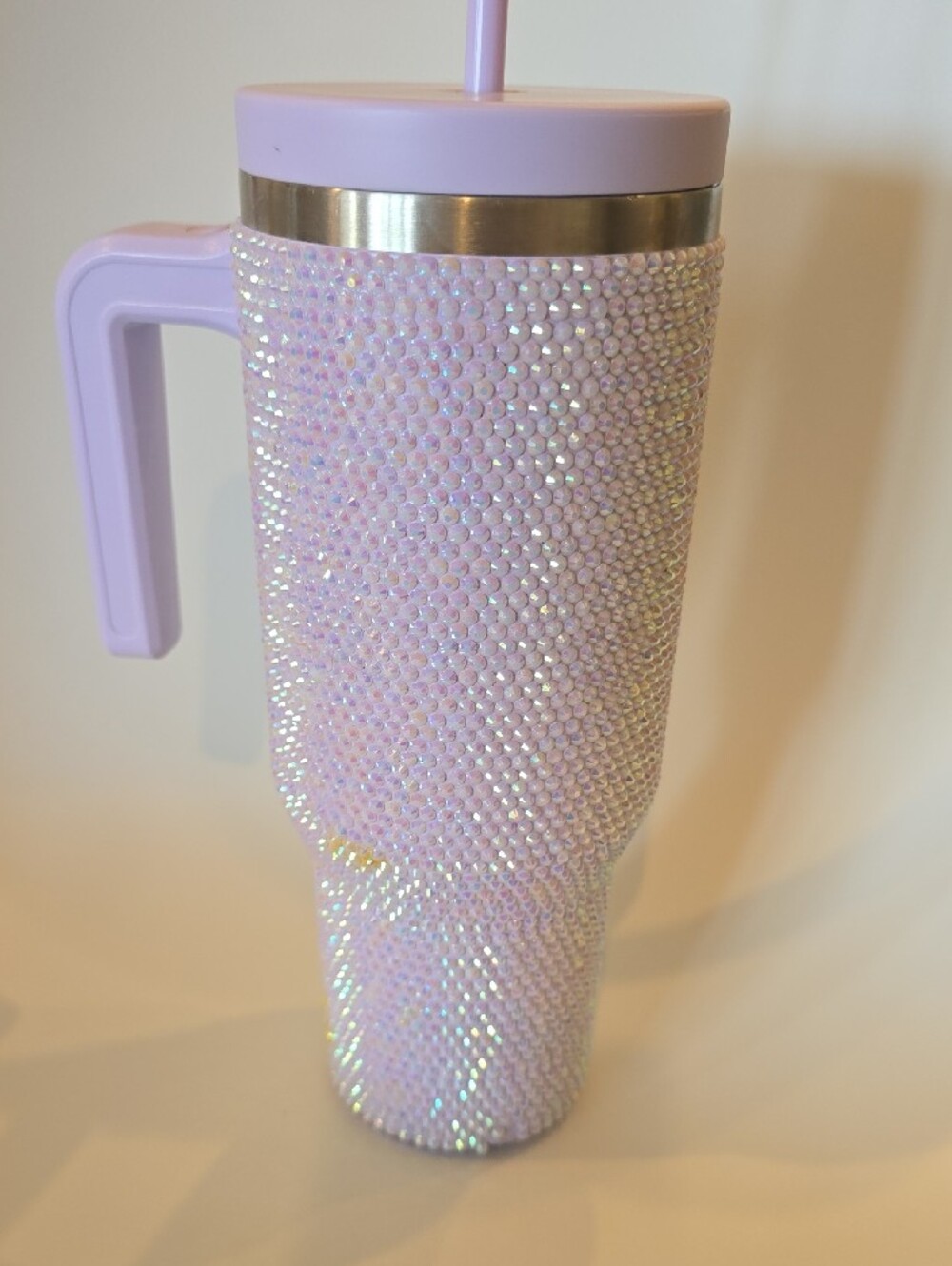 Hydrapeak Iridescent Crystal Bling Tumbler - Light Lavender 40oz